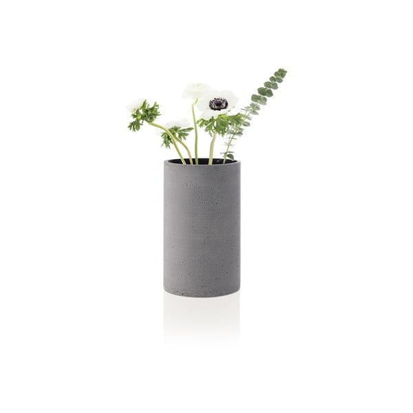 Pilka vaza Blomus Bouquet, aukštis 20 cm