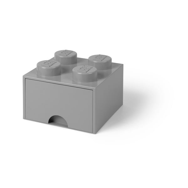 Pilka LEGO® kvadratinė laikymo dėžutė