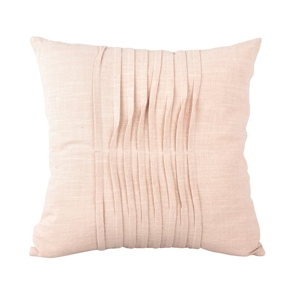 Rožinė medvilninė pagalvė PT LIVING Wave, 45 x 45 cm