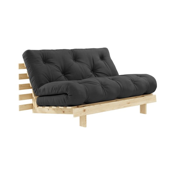 Tamsiai pilka modulinė sofa Karup Design Roots Raw/Dark Grey